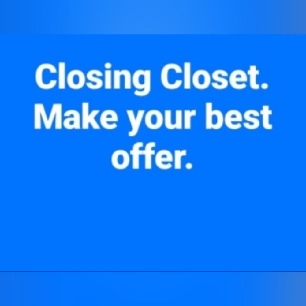 All in Motion Offer Sign - Blue